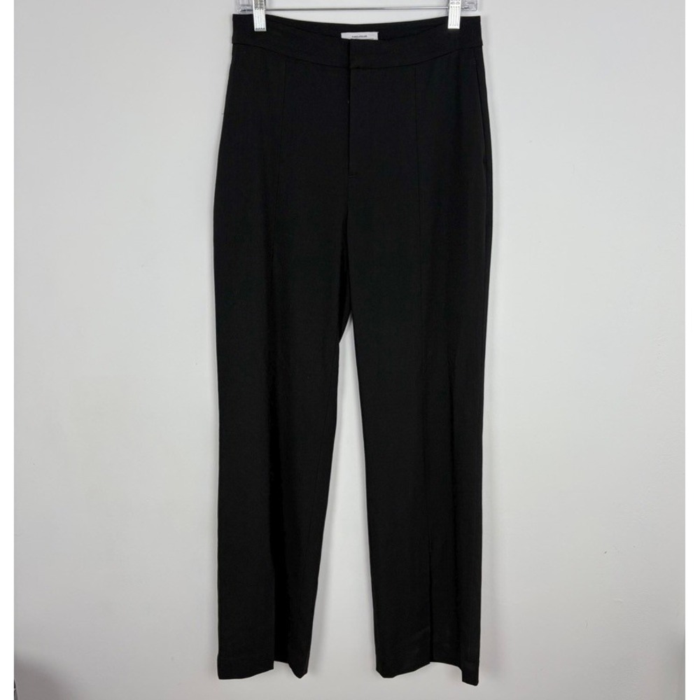 & Other Stories Tailored Trouser Front Slit Subtle Flare Paris Atelier Size 6